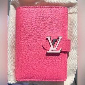 Louis Vuitton Pink CAPUCINES Leather Wallet NWOT!! 💕